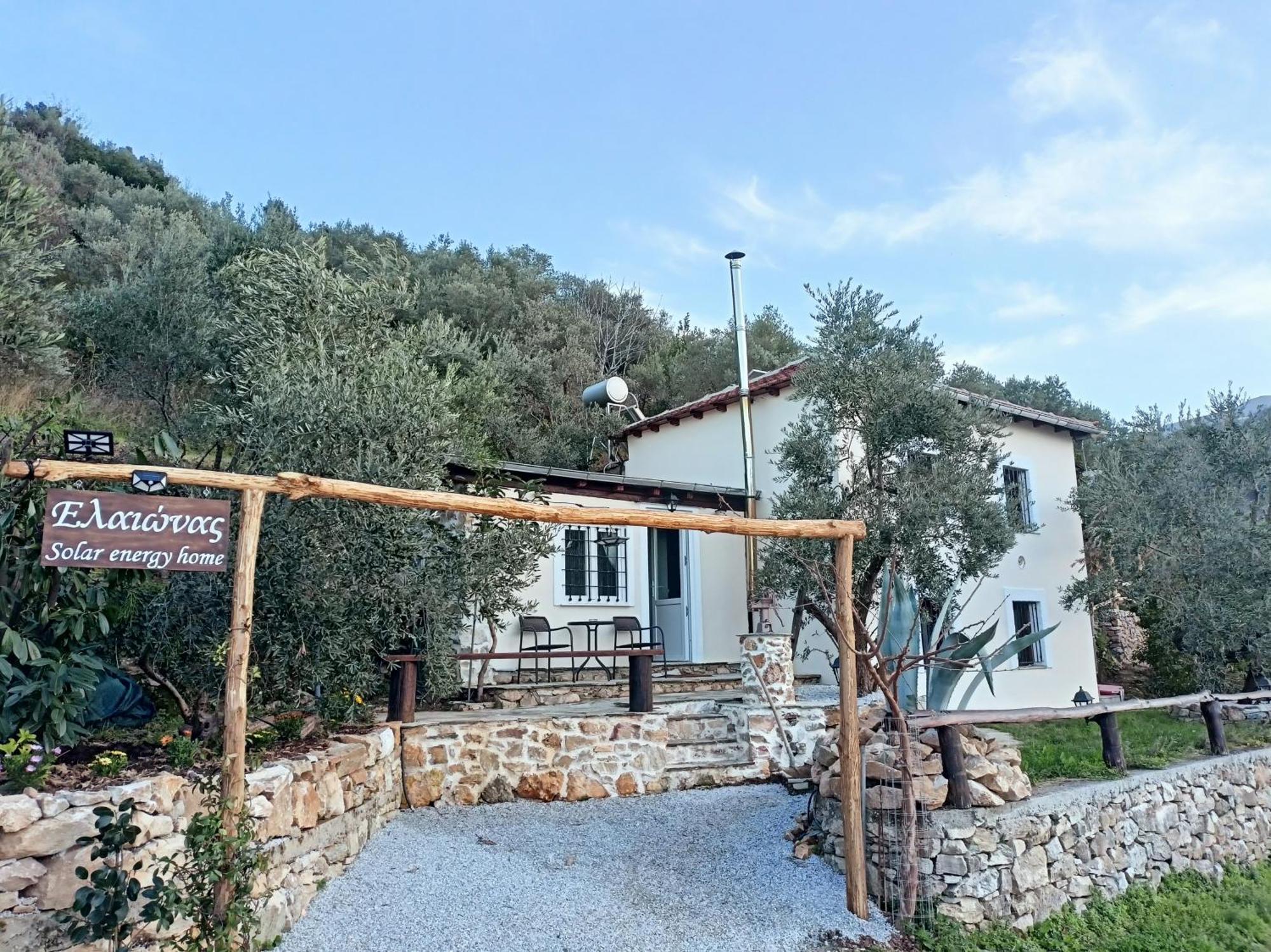 Ελαιώνας - Solar Energy House Villa Chorefton Exteriör bild